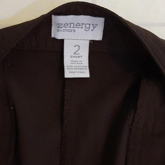 Zenergy by Chico's Brown Cargo Pants - Picture 3 of 6